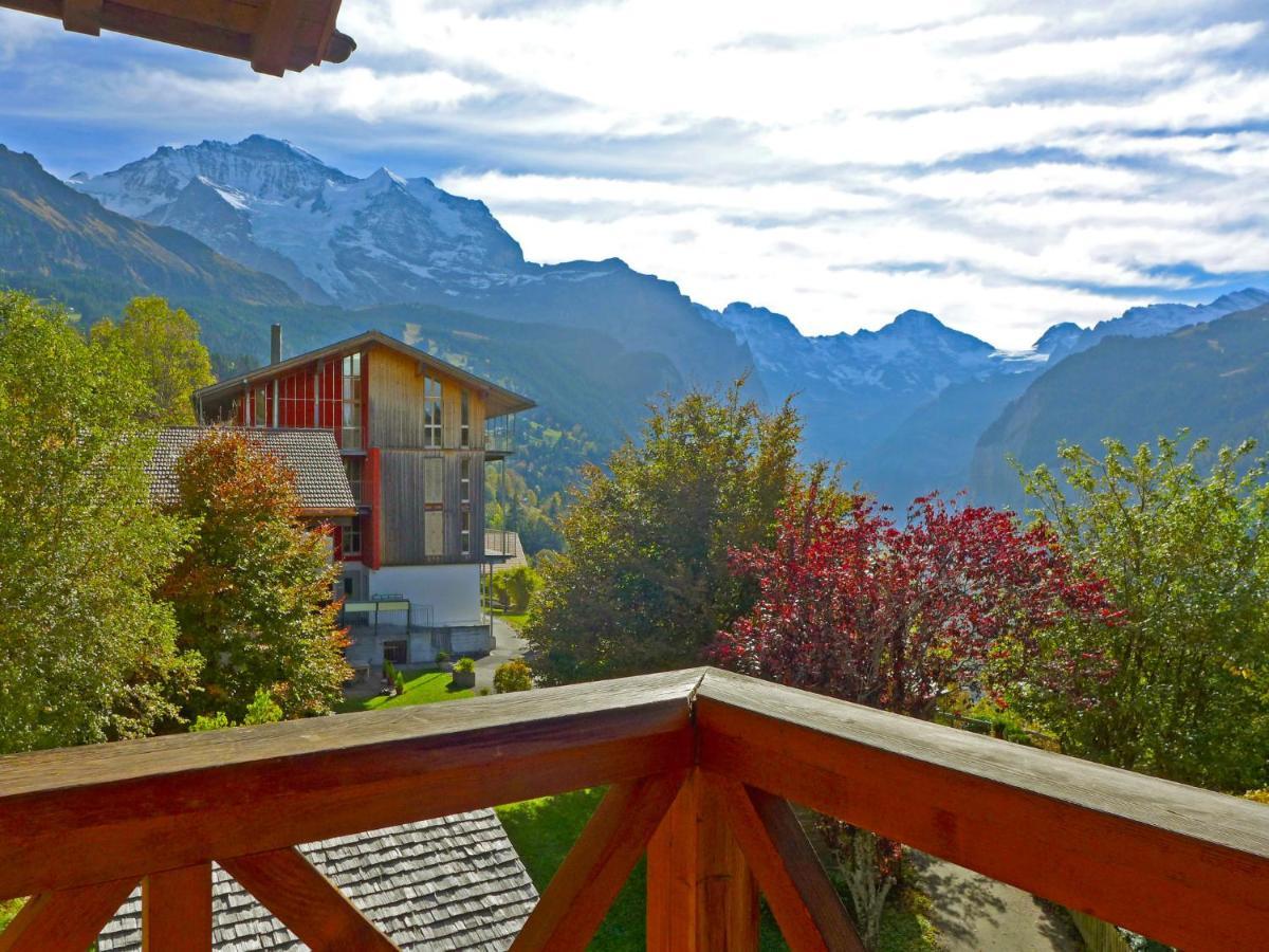 Apartment Rose Apt- Y By Interhome Wengen Exterior photo