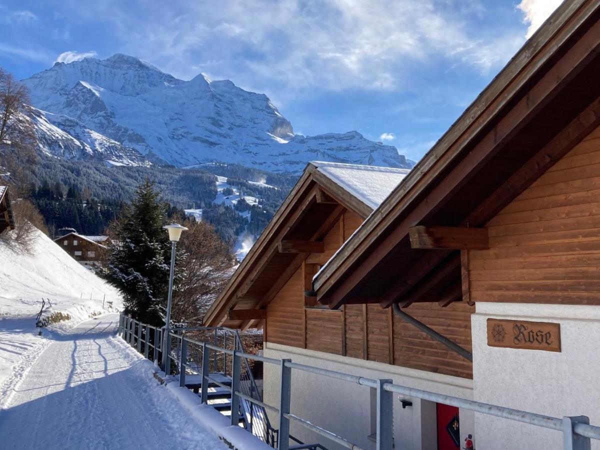 Apartment Rose Apt- Y By Interhome Wengen Exterior photo