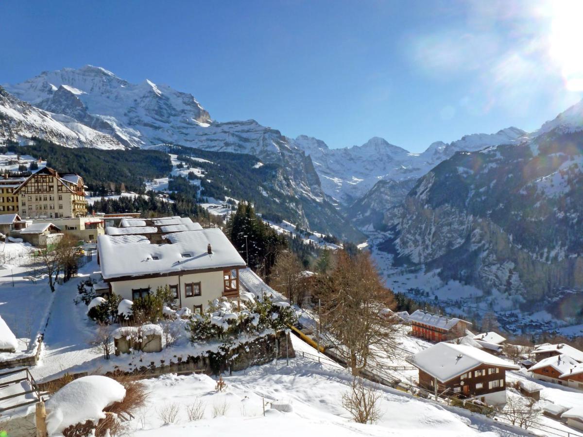 Apartment Rose Apt- Y By Interhome Wengen Exterior photo